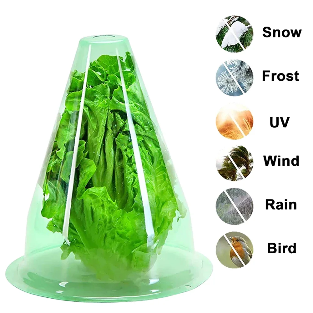 

Защитный чехол для колокольчика для растений, многоразовый чехол для тепличных растений, защита для рассады, защита растений от птиц, слизи, замораживание погоды