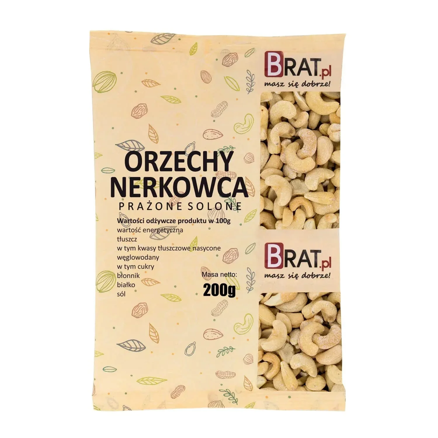 Salted roasted cashews 200g