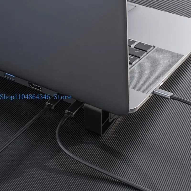 

5asd 9 in 1 USB C Docking Station with Detachable Stand Feet and Multiple USB C A Port Rj45 Ethernet 1000Mbps PD100W 4K60hz