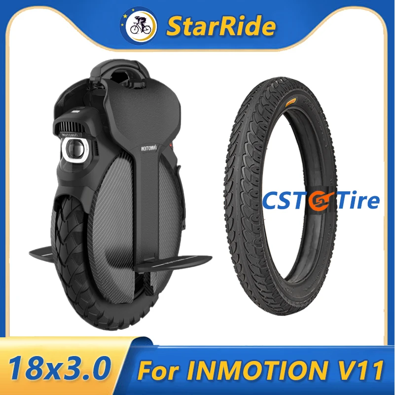 

18x3.0 CST Tire for INMOTION V11 Unicycle Self Balancing Scooter Parts 18 Inch Off-road Inner and Outer Tire Accessories