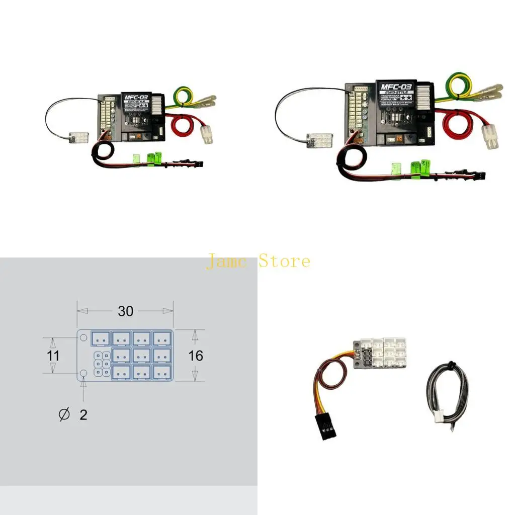 LX0B High Current 4 in 1 Light System Shunt PH2.0 Expansioin Module Lighting Control