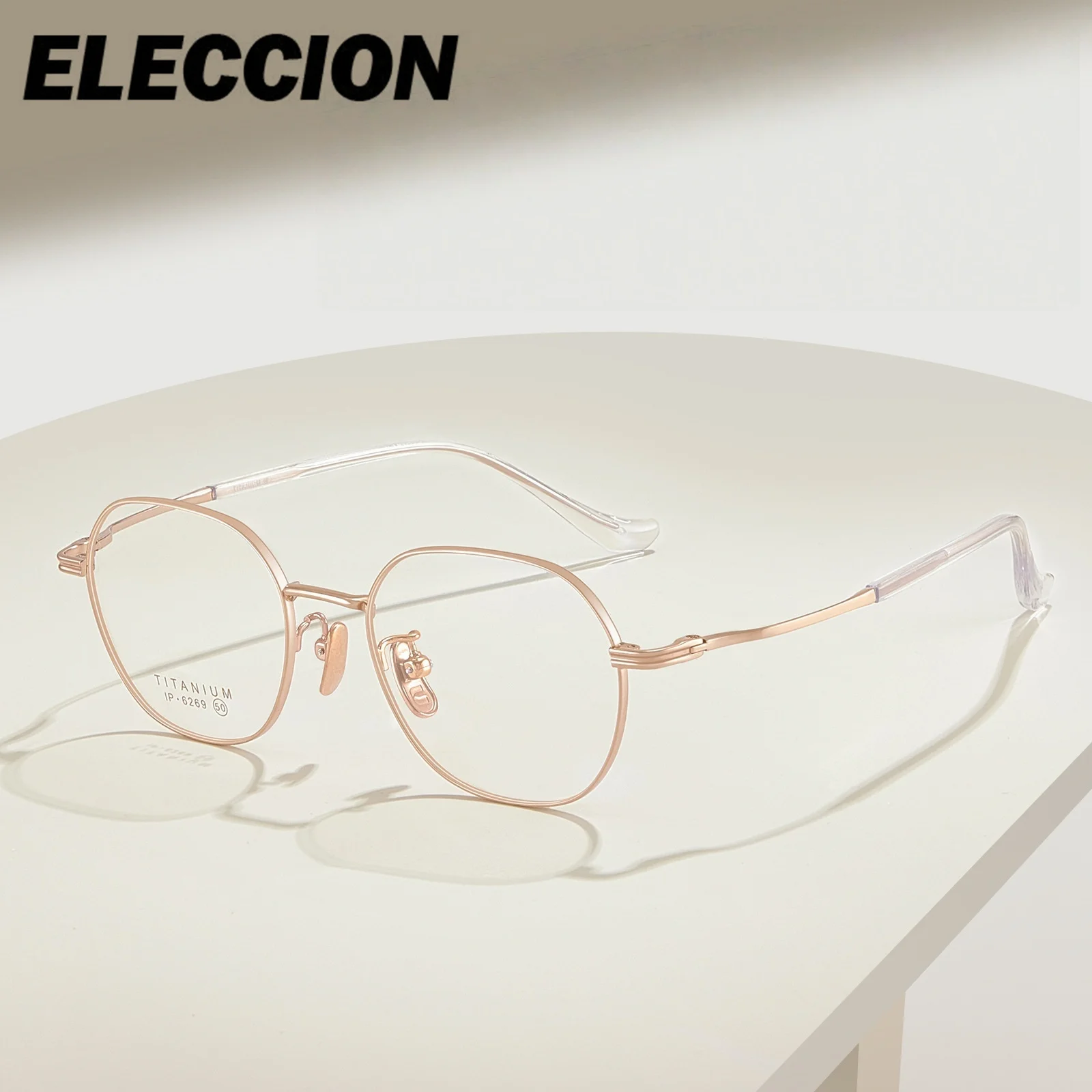 

ELECCION Prescription Glasses Super Quality Optical Eyewear Men Women Square Glasses Myopia Minus Lens Photochromic