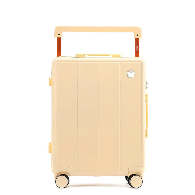 Wide suitcase Women\'s trolley luggage boarding box 20/24 inch universal wheel new luggage combination box