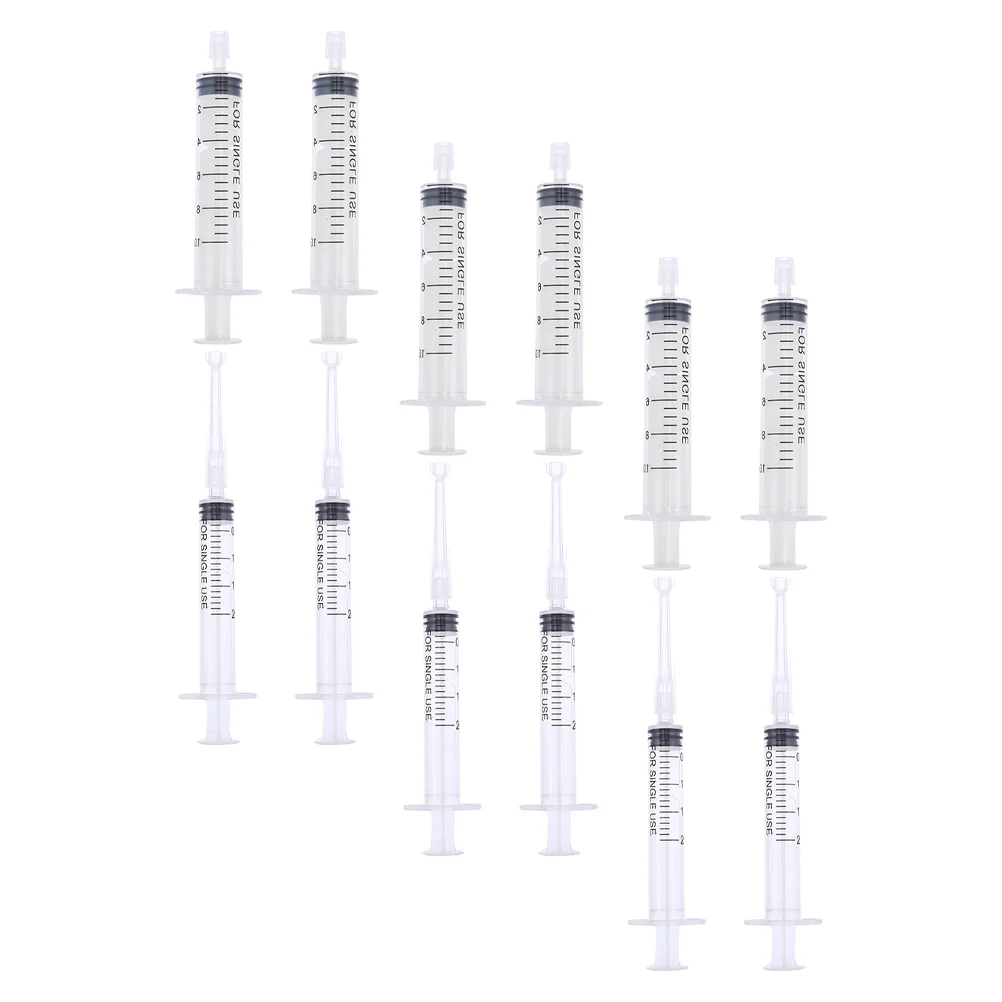 

12 Pcs Perfume Dispenser Syringe Watering with Long Tips Liquid Measure Tool Measuring Transferring Liquids Plastic Bottle