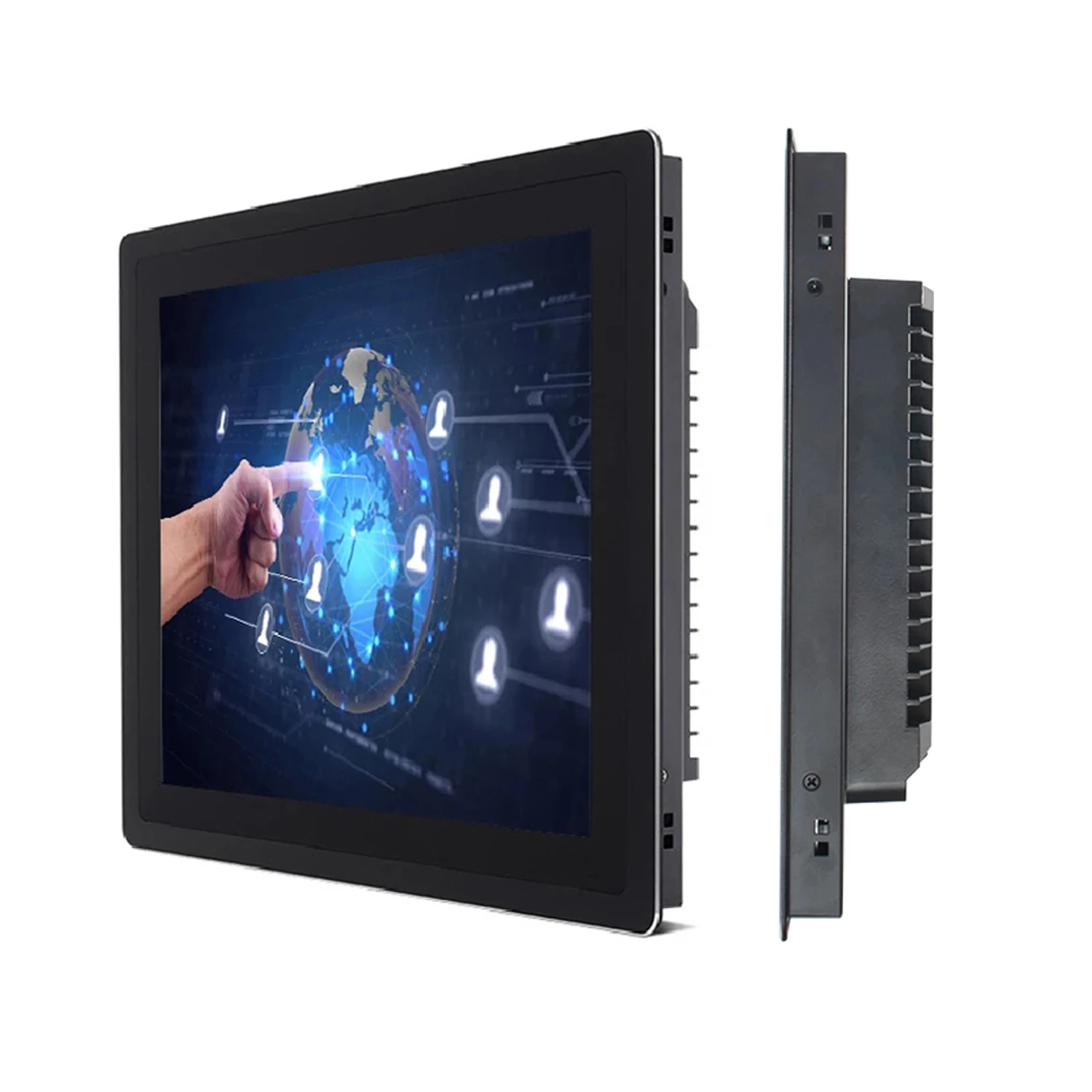 

12.1 inch industrial all-in-one computer core i3 panel PC with capacitive touch screen tablet pc built-in WiFi COM for Win10 pro