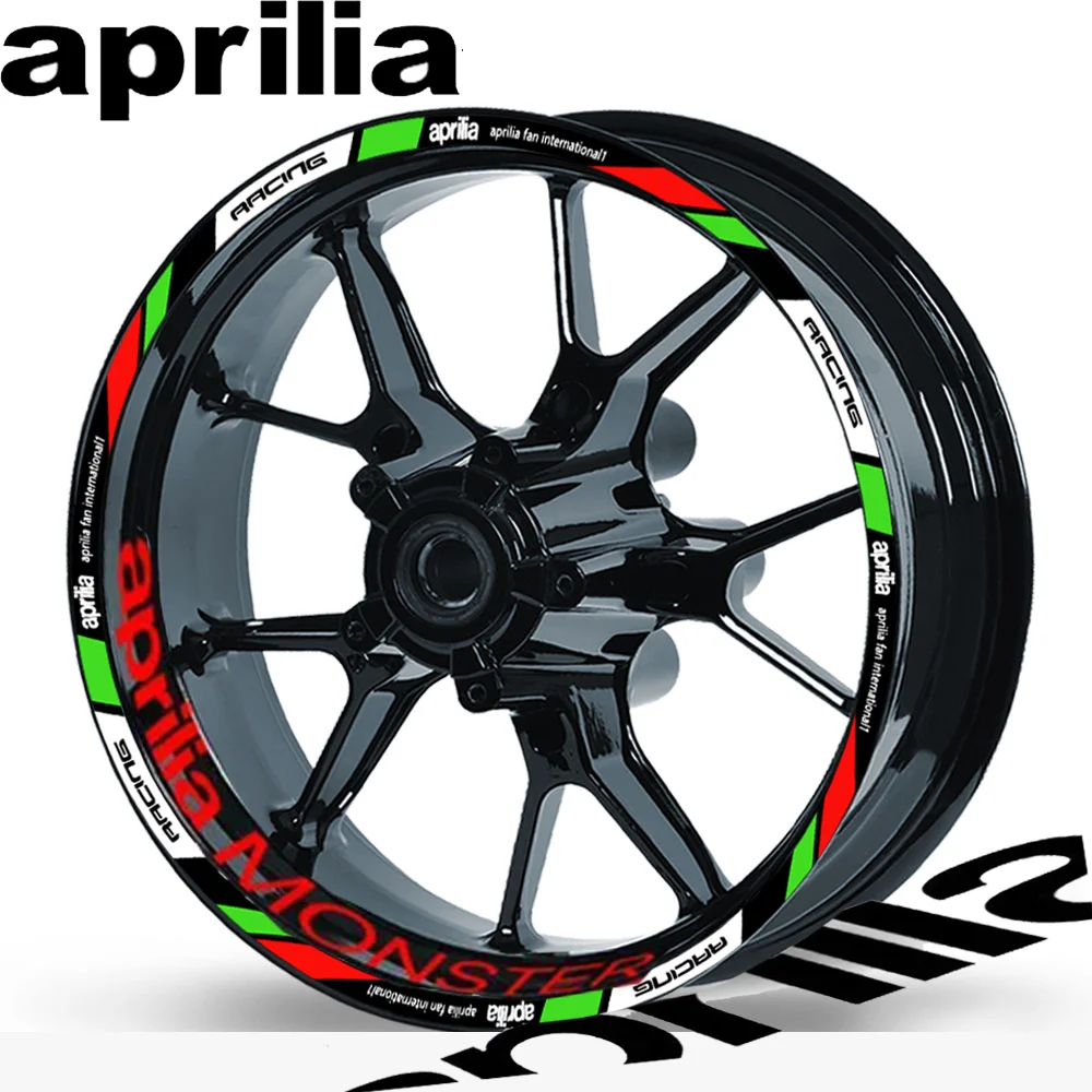 

For Aprilia Wheel Sticker Motorcycle Accessories Caponord Tuono Shiver GPR RS SR GT RS660 RSV4 RS4 V4 900 750 660 457 150 125 50