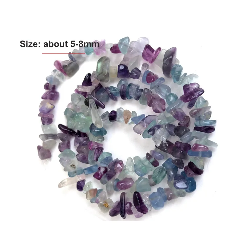 Natuurlijke chips stenen kralen onregelmatige grind kristal quartz kralen voor sieraden maken DIY armband ketting accessoires 16 inch