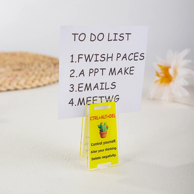 Acrylic Desk Sign 