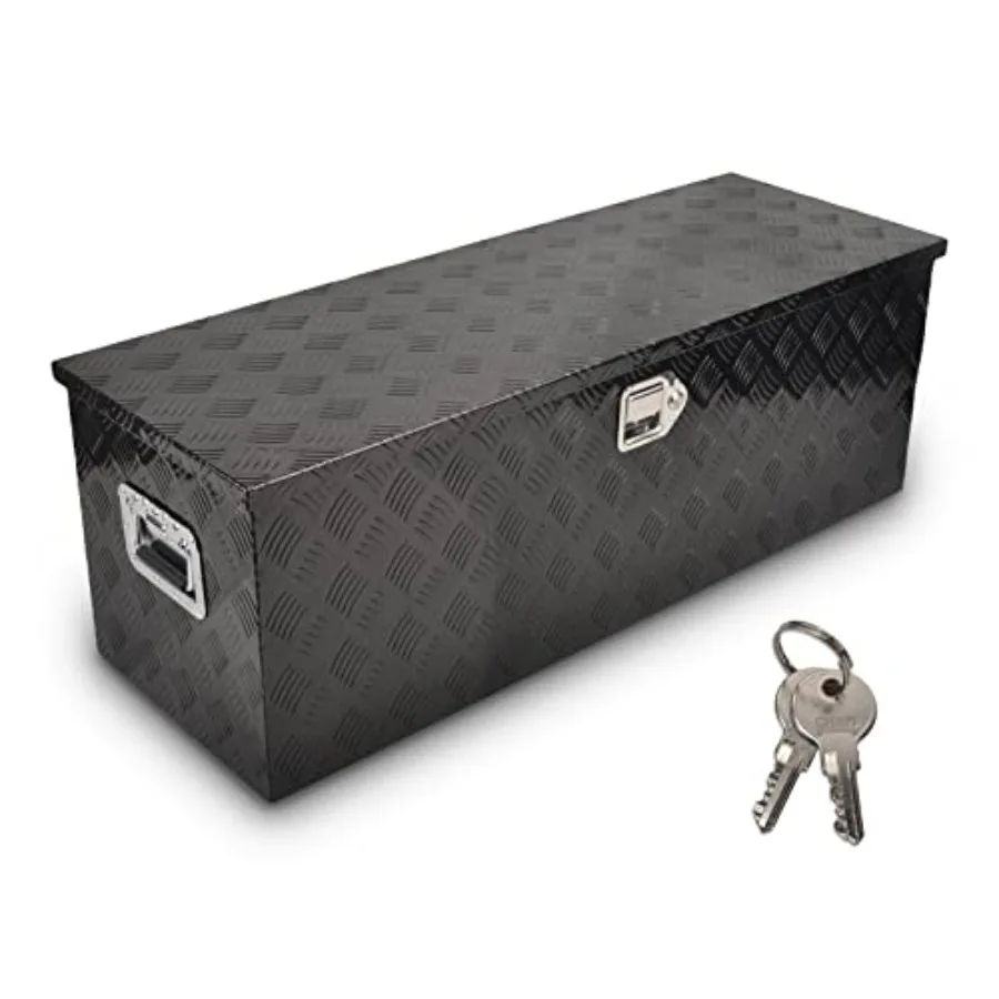 

44-дюймовый алюминиевый ящик для инструментов на кузов грузовика, 5-секционный, с замком и ключами, сверхпрочный, водонепроницаемый, для фургонов
