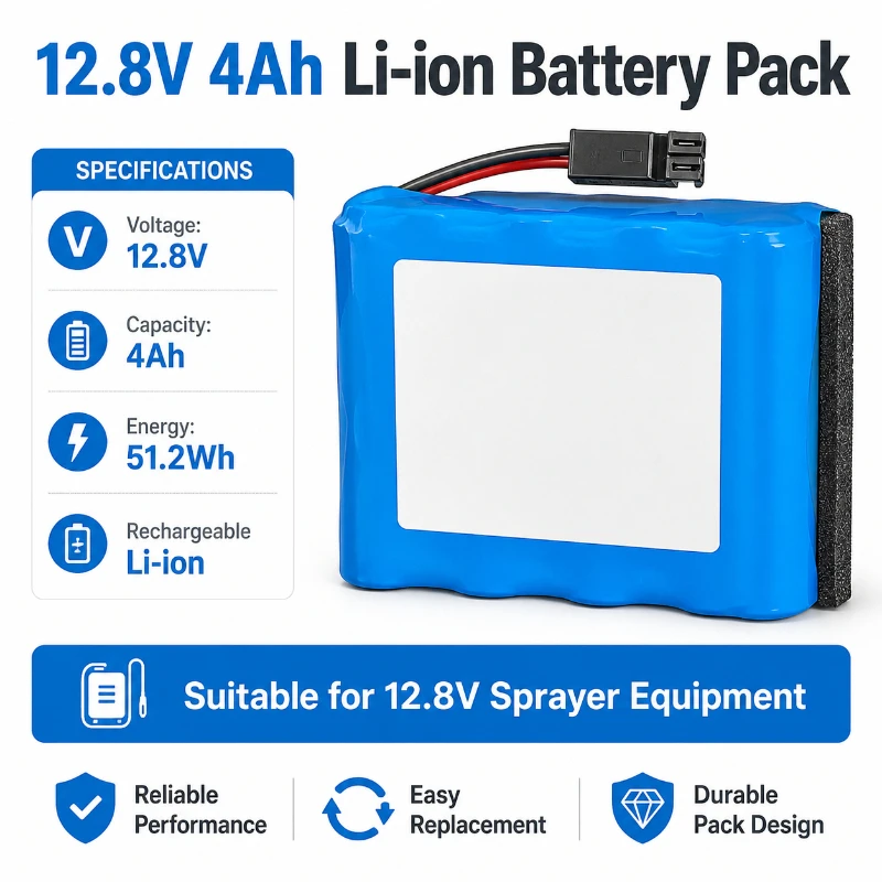 12.8V 4Ah Y-4Ah-51.2VA-12.8LT Security  Host  Lithium Ion Rechargeable  Long  Range  Stable Battery Pack
