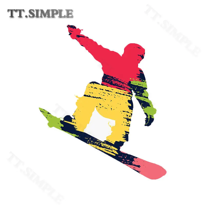 TT For Snowboard Mask Campervan Car Stickers Anime Car Accessoires Decal PVC Funny Vinyl Motorcycle RV JDM Sticker Decorative