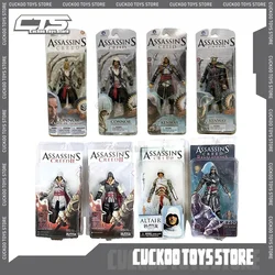 Assassin's Creed III Action Figure EZIO Figuras Toys NECA Game Figurine Anime Figura PVC Collection Model Doll Gift for Children