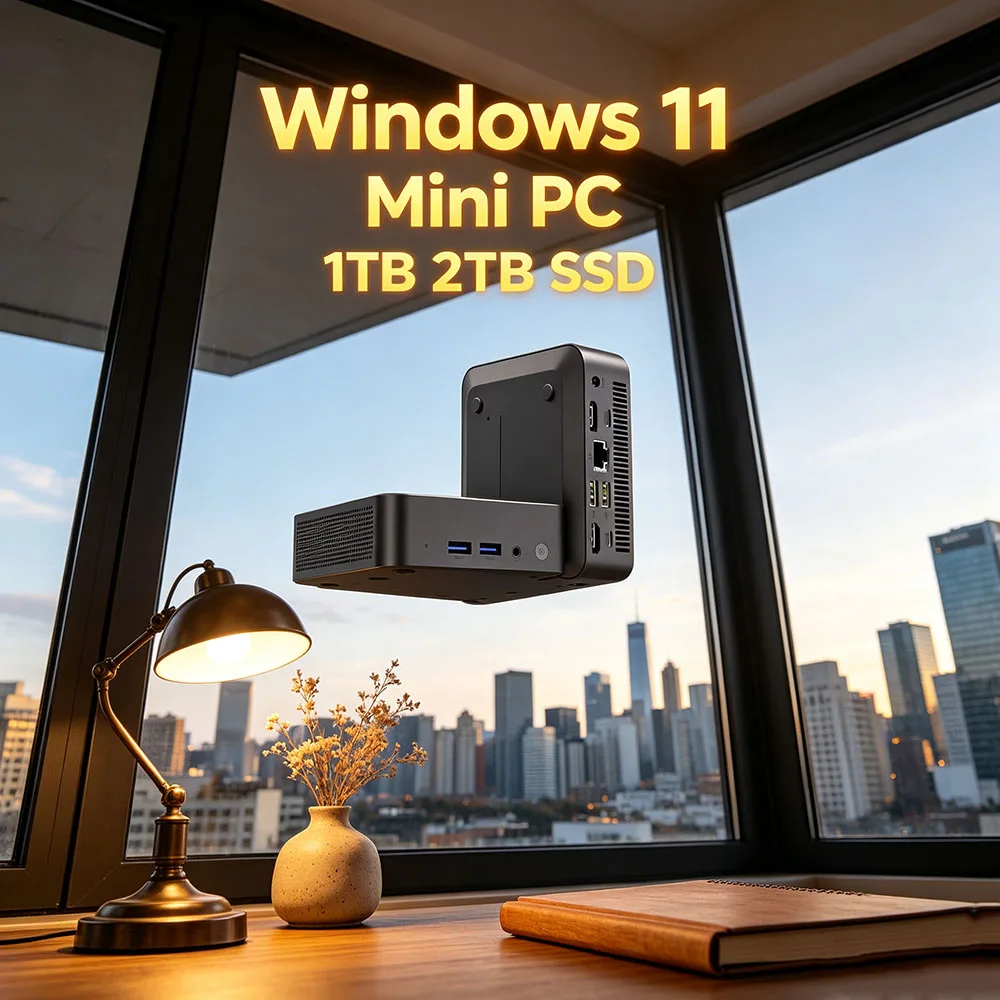 

Core I9 10980HK MINI PC Windows 11 Pro Small Pocket Computer 32GB RAM WIFI 6 BT5.2 4K HD Mini Gaming Office Study Pc 1TB 2TB SSD
