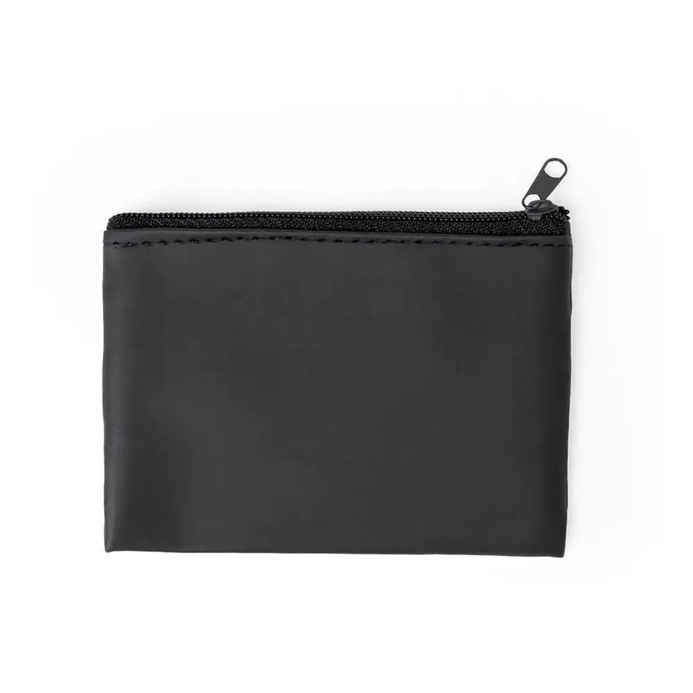 Mini Purse Solid Short Wallet Card Holder Pouch Bag Coin Wallet Bag Waterproof Zipper PU With Keyring Handbag Coin Purses