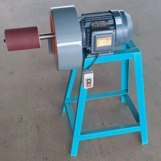 Industrial Grade Small Model Built-in 1.5KW Adjustable Horizontal/Vertical Dust-Collecting Sponge Wheel Sander Polishing Machine