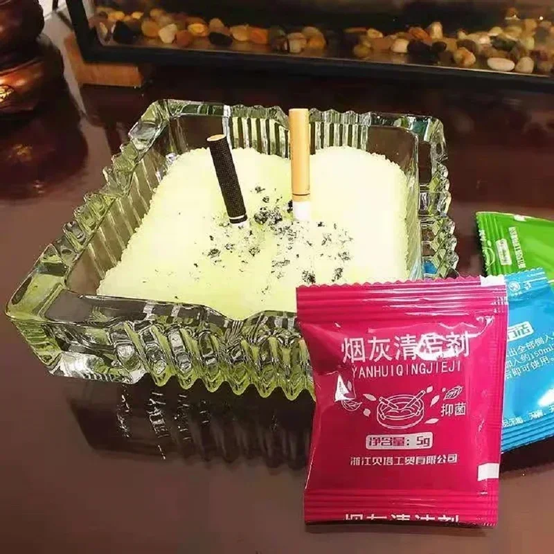 30Pcs Ashtray Fragrance Sand Extinguish Cigarettes Smoke Stands for Ashtrays Eliminate Smoke and Taste Expansion in Water
