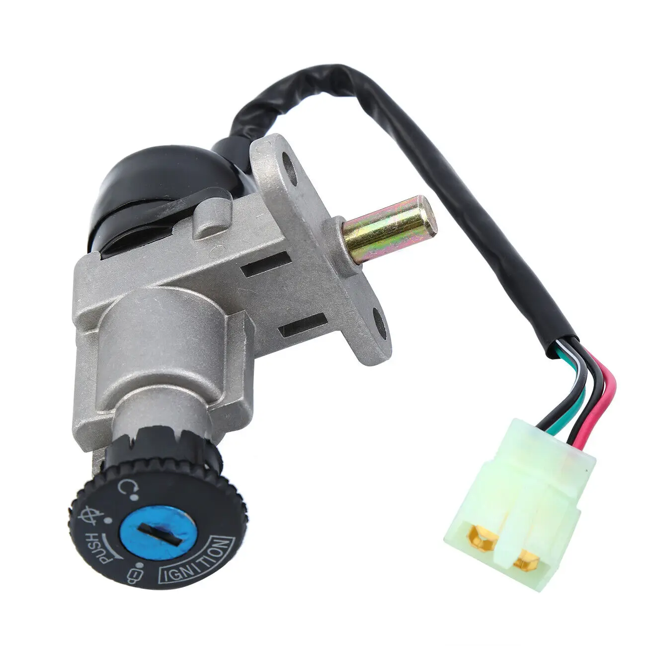 For GY6 49 50cc Scooters Motorcycle Gas Fuel Tank Cap Ignition Switch Start Lock Contact Key Set Universal For JONWAY TAOTAO +