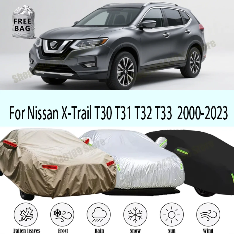 

For Nissan X Trail T30 2000-2023 Full Car Cover Waterproof Anti-Hail UV Protection Full Auto Cover Universa