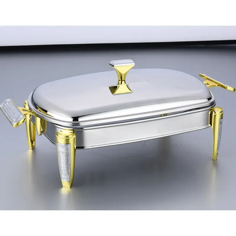 Hafez Series Stainless Steel Commercial Alcohol Stove High End Dining Hotel Multi Functional Glass Top Zhuge Grilled Fish