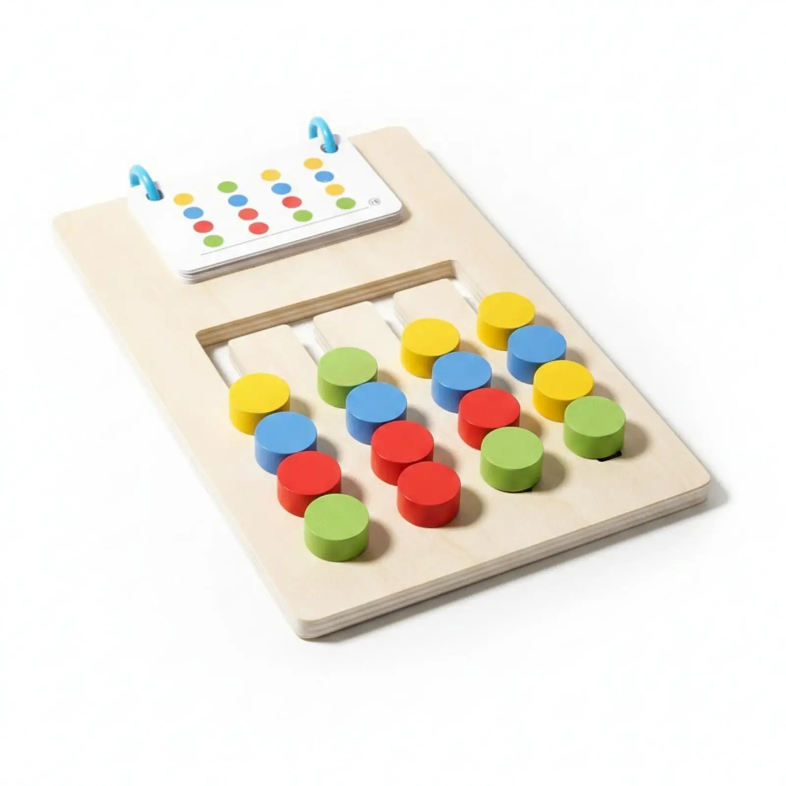Learning Toys Brain Teaser Wooden Matching Game Natural Wood