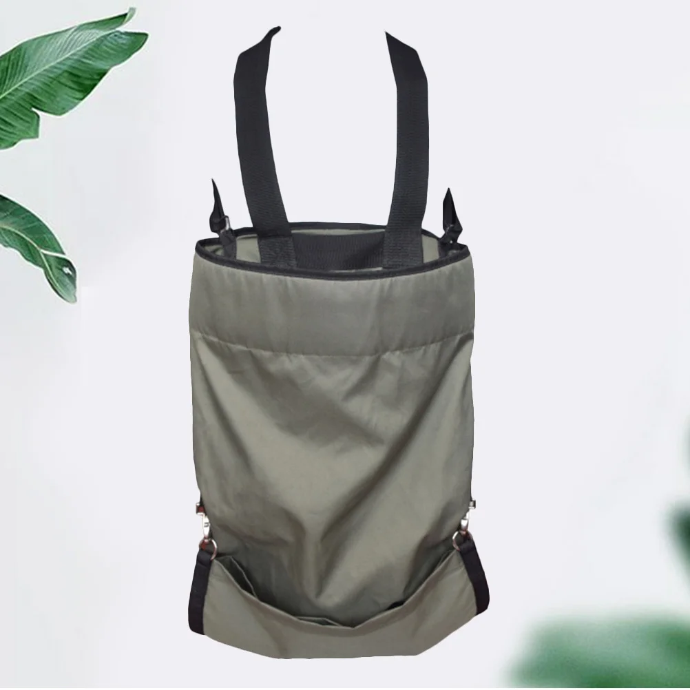 

Waterproof Fruit Vegetable Picking Apron Oxford Cloth Wider Opening Adjustable Strap Machine Washable Harvest Apron