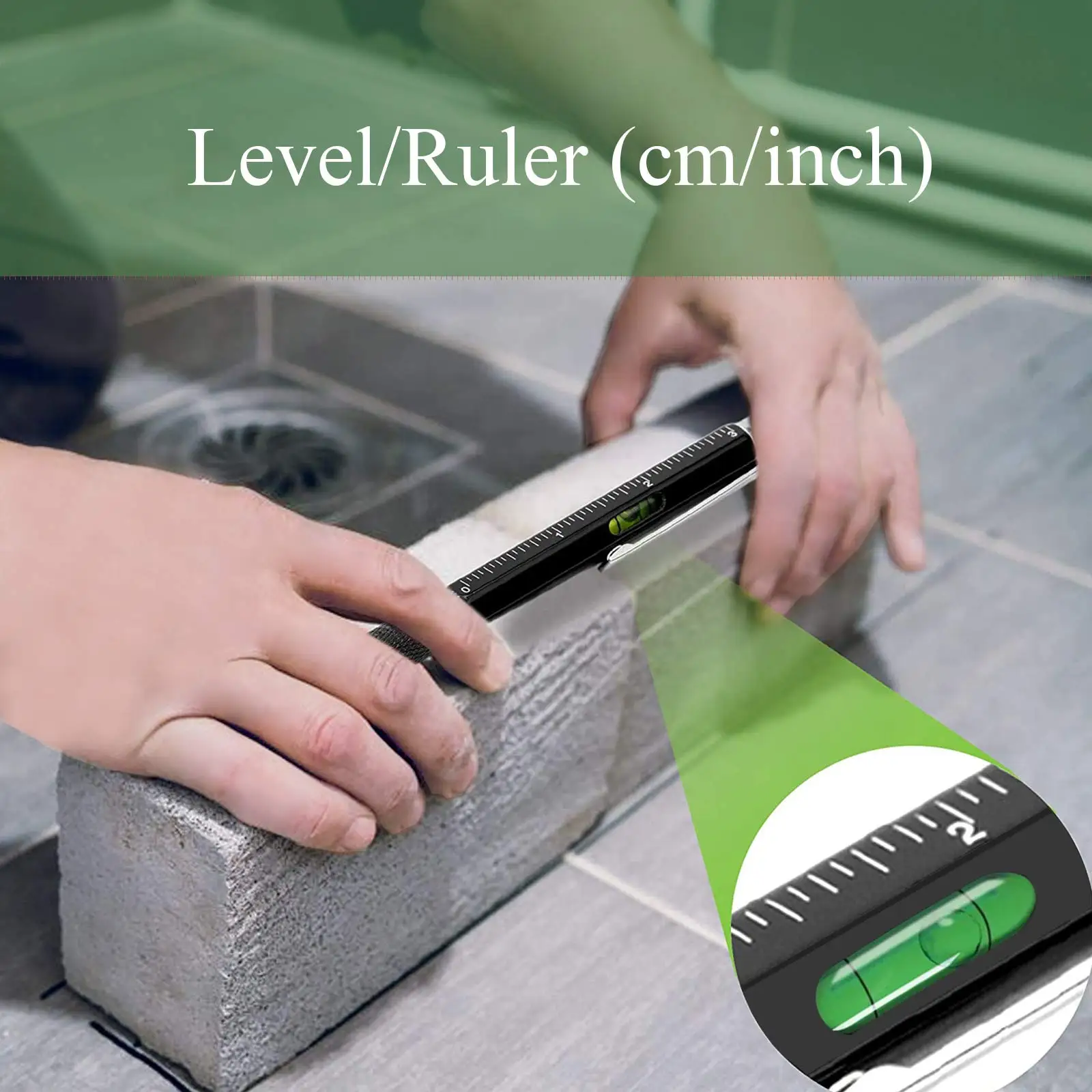 24Pcs Multifunction Ballpoint Pen with Handheld Tool Measure Technical Ruler Screwdriver Touch Screen Stylus Spirit Level