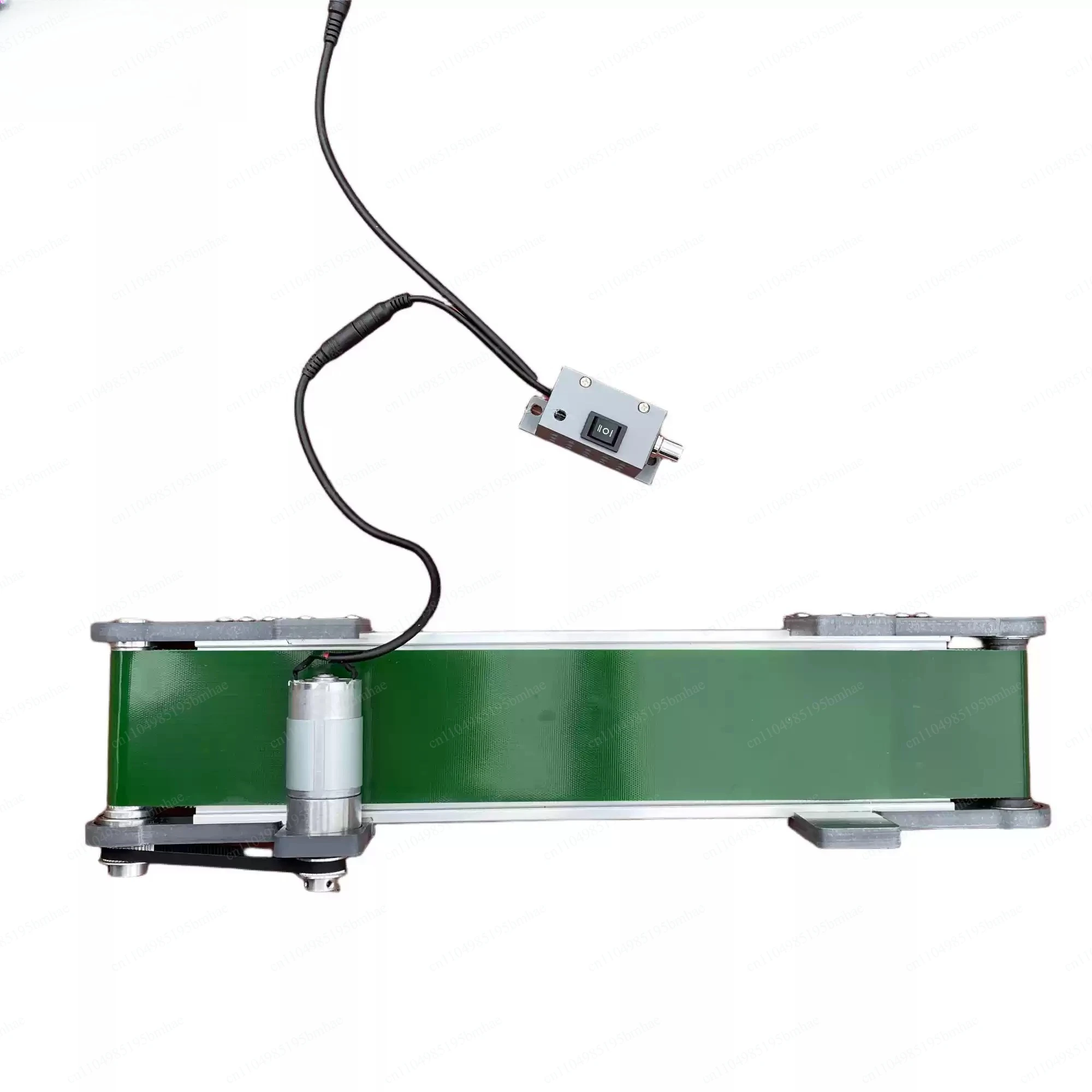 PVC Desktop Small Conveyor Belt Conveyor Forward and Reverse Suspension Speed Regulation Line Model Friction Force