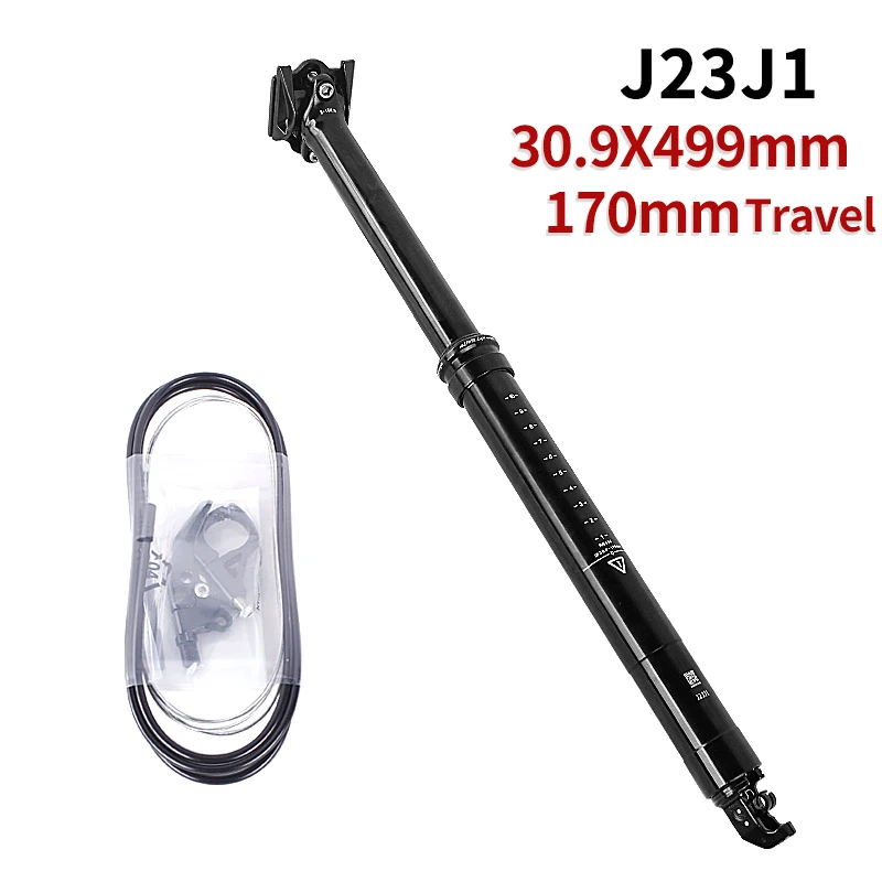 Tranz-x ドロッパーシートポスト 内部ケーブルルーティング 30.9mm