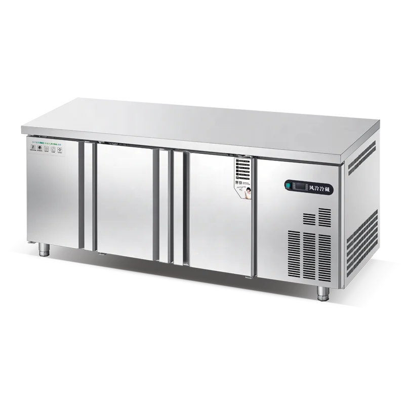 Special Design Work Bench Counter Freezer  3 Door Commercial Refrigerator Under Working Table Refrigerator Undercounter Chiller