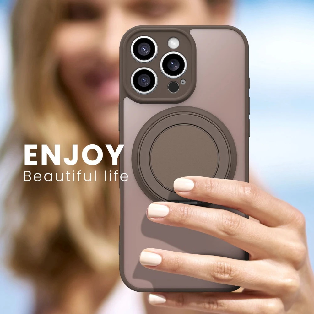 

2025 NEW Luxury Matte Magsafe Transparent Phone Case For iPhone 16 15 14 13 12 Pro Max 11 17 Pro 16 Plus Magnetic Shockproof