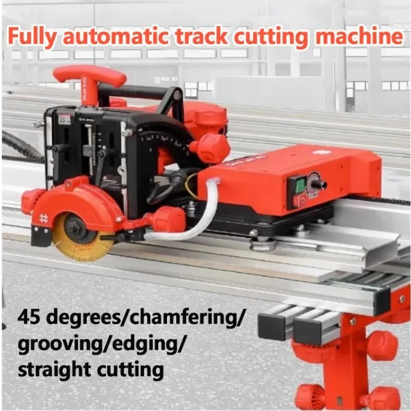 ASM2 In 1 Portable Track Tile Saw For Sintered Stone Slab 45 Degree Chamfering Straight Cutting Machine 13000RPM Electric Cutter view 5