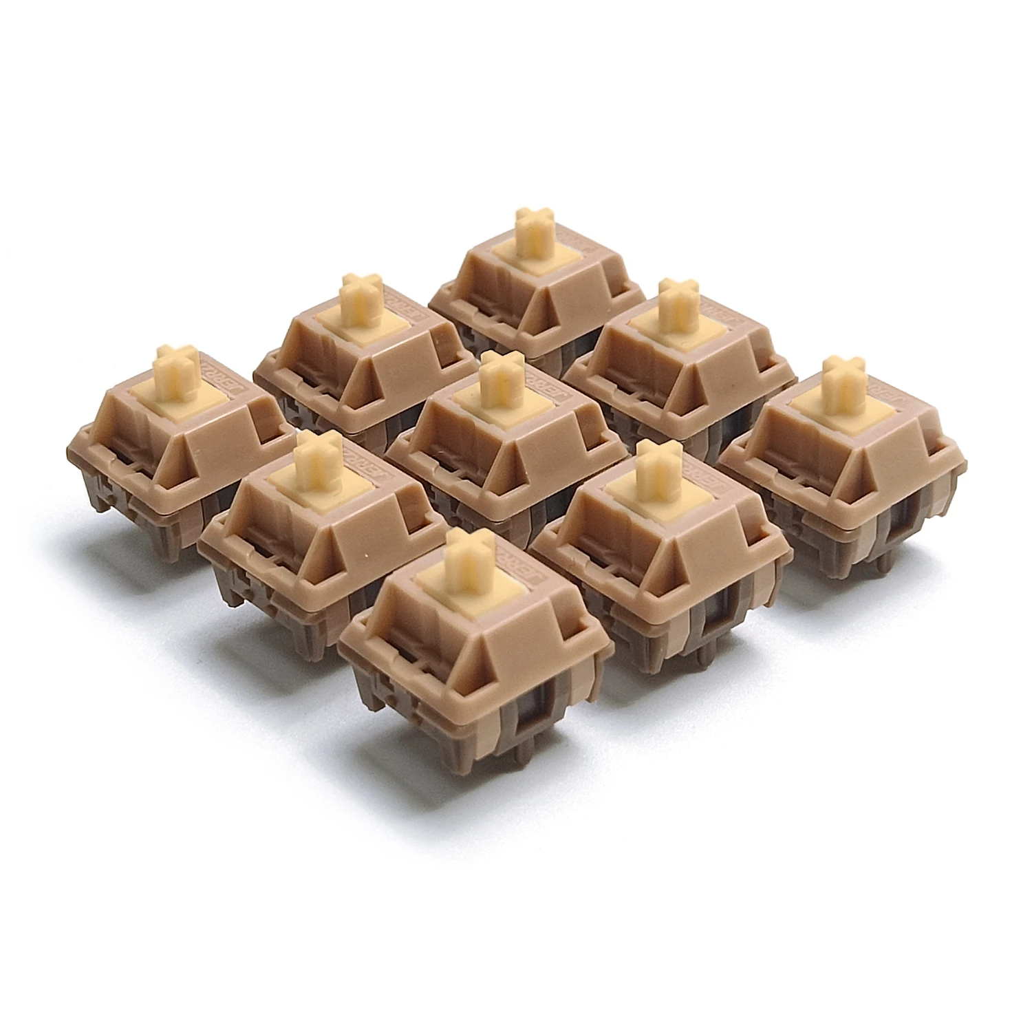 

Jerrzi Latte Linear Switches 5pin Pre-Lubed Hot Swappable MX Switch for Mechanical Keyboard 50g Force