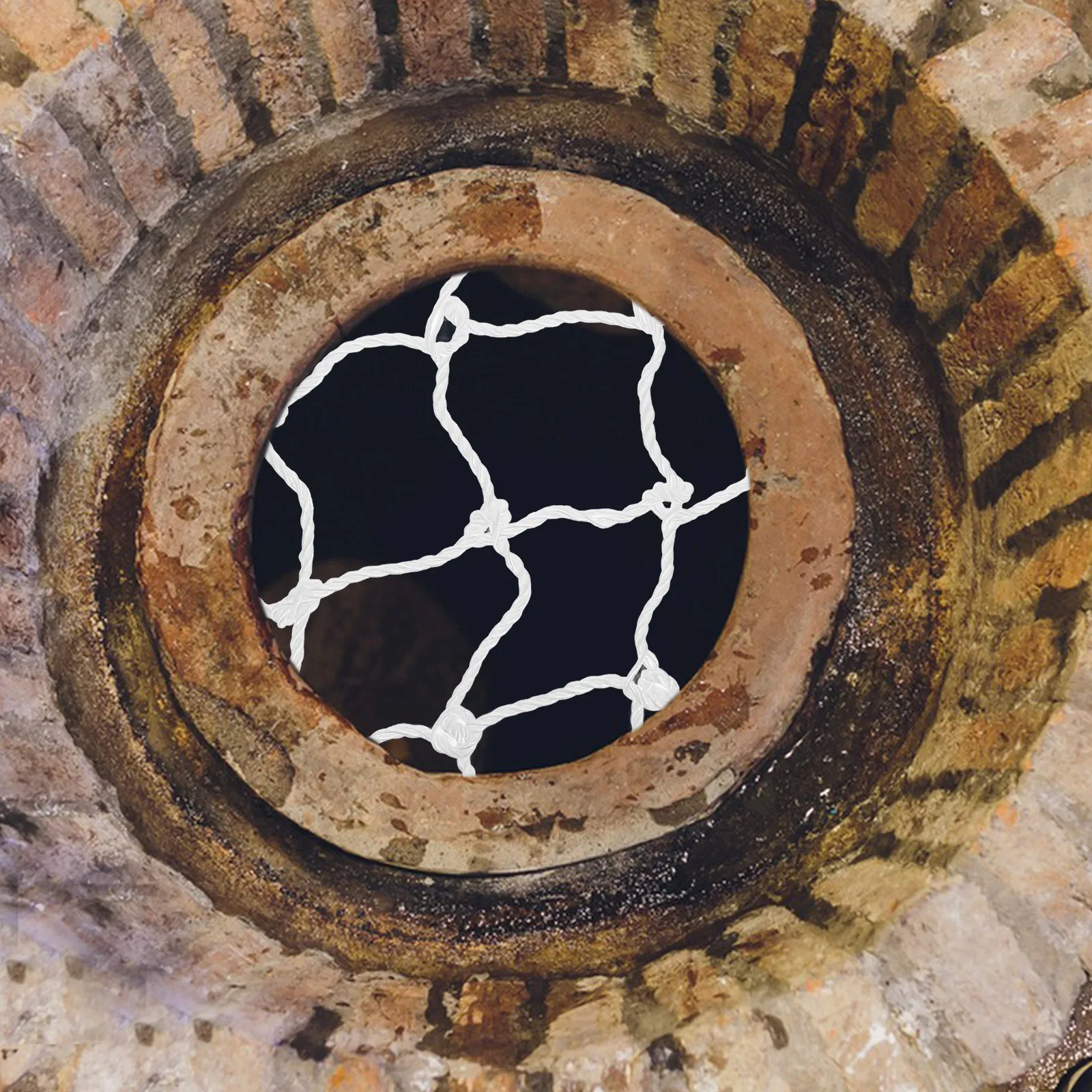 60cm Nylon Cover Net Sturdy Safety Netting for Manhole Cover Preventing Falls and Blockages Protection Net