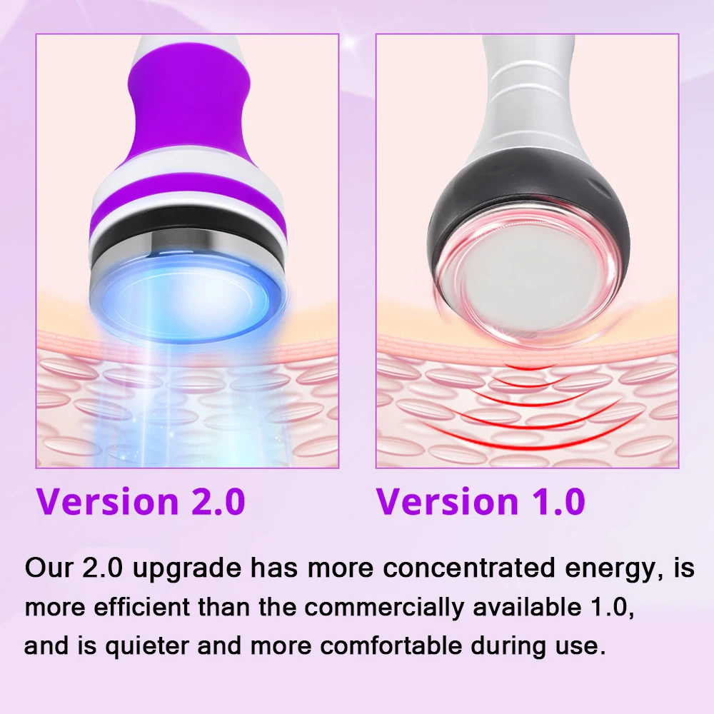 RF 5 في 1 بالموجات فوق الصوتية 40K التجويف فراغ فقدان الدهون آلة تشكيل الجسم إزالة التجاعيد جهاز الجمال الاستخدام المنزلي مكافحة السيلوليت