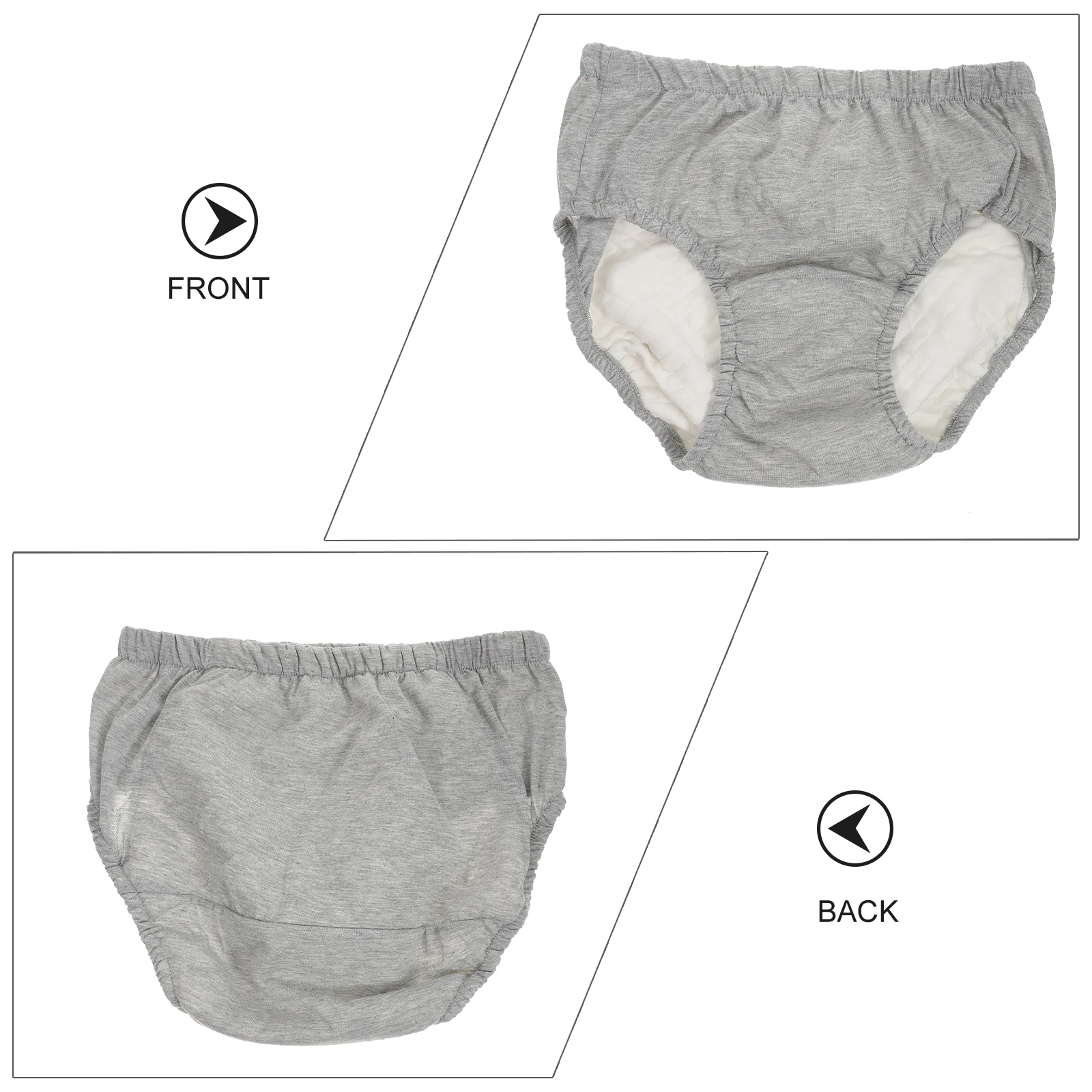 

1pc Anti-Leak Urinary Underwear Washable Reusable Diaper Incontinence Waterproof Adult Durable Bedwetting Underwear