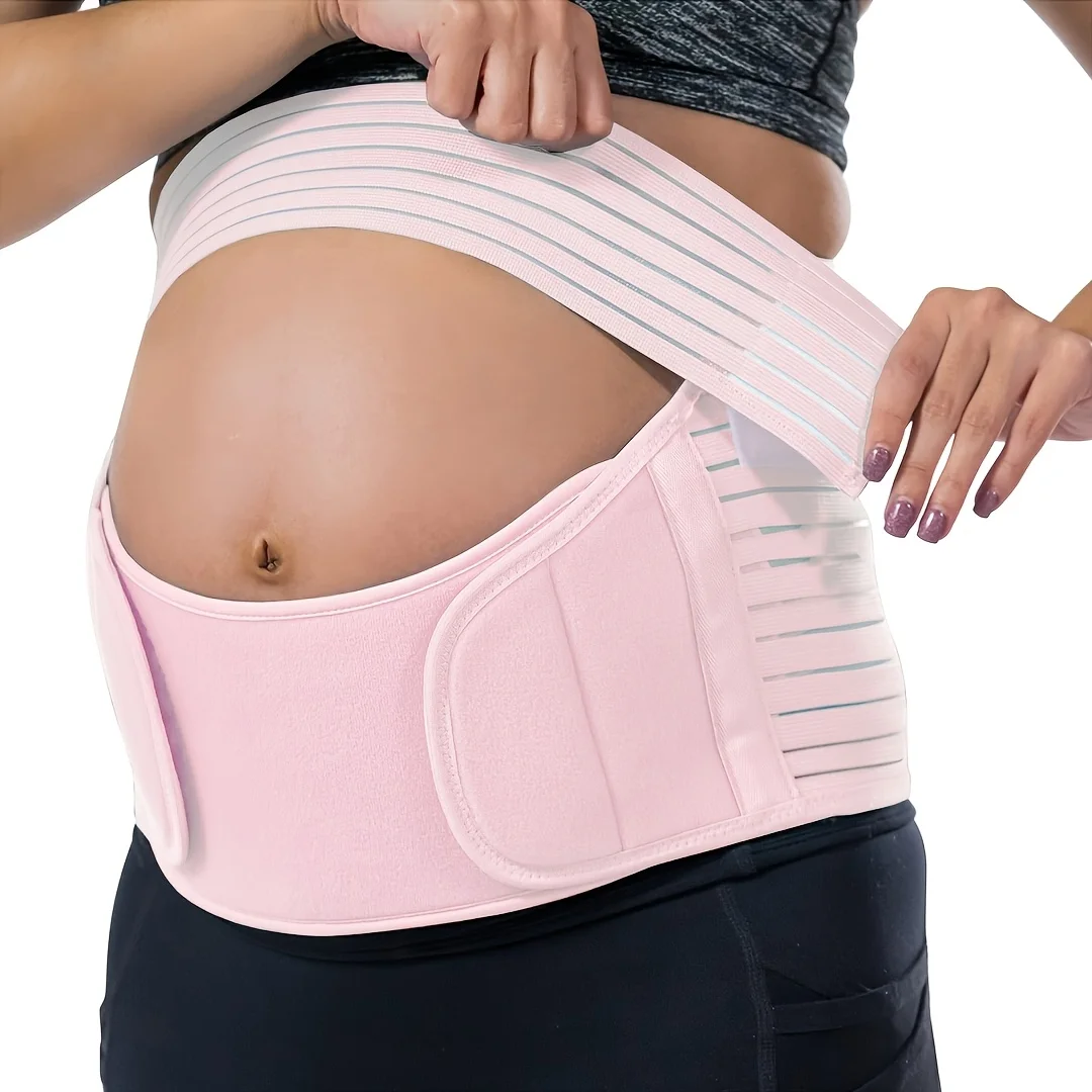 Schwangerschafts-Stützband für Frauen, Verstellbarer Bauch- und Rückengurt, Mutterschafts-Bauchband, Bauchschutz für Schwangere