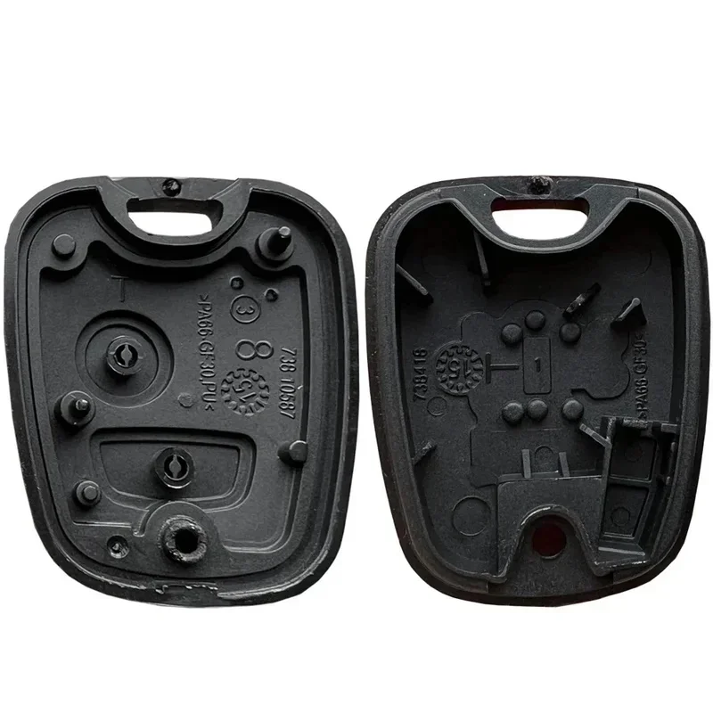 2-12Pcs Remote Car Key Fob Shell Case Cover 2 Buttons For Peugeot 106 107 206 207 307 406 407 Citroen C1 C2 C3  C5