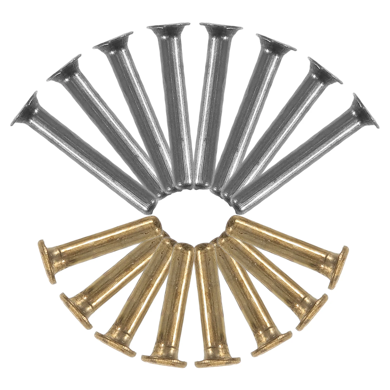 16 Pcs Umbrella Frame Rivets Lightweight Spoke Rib Cage Accessories Alloy Hardware