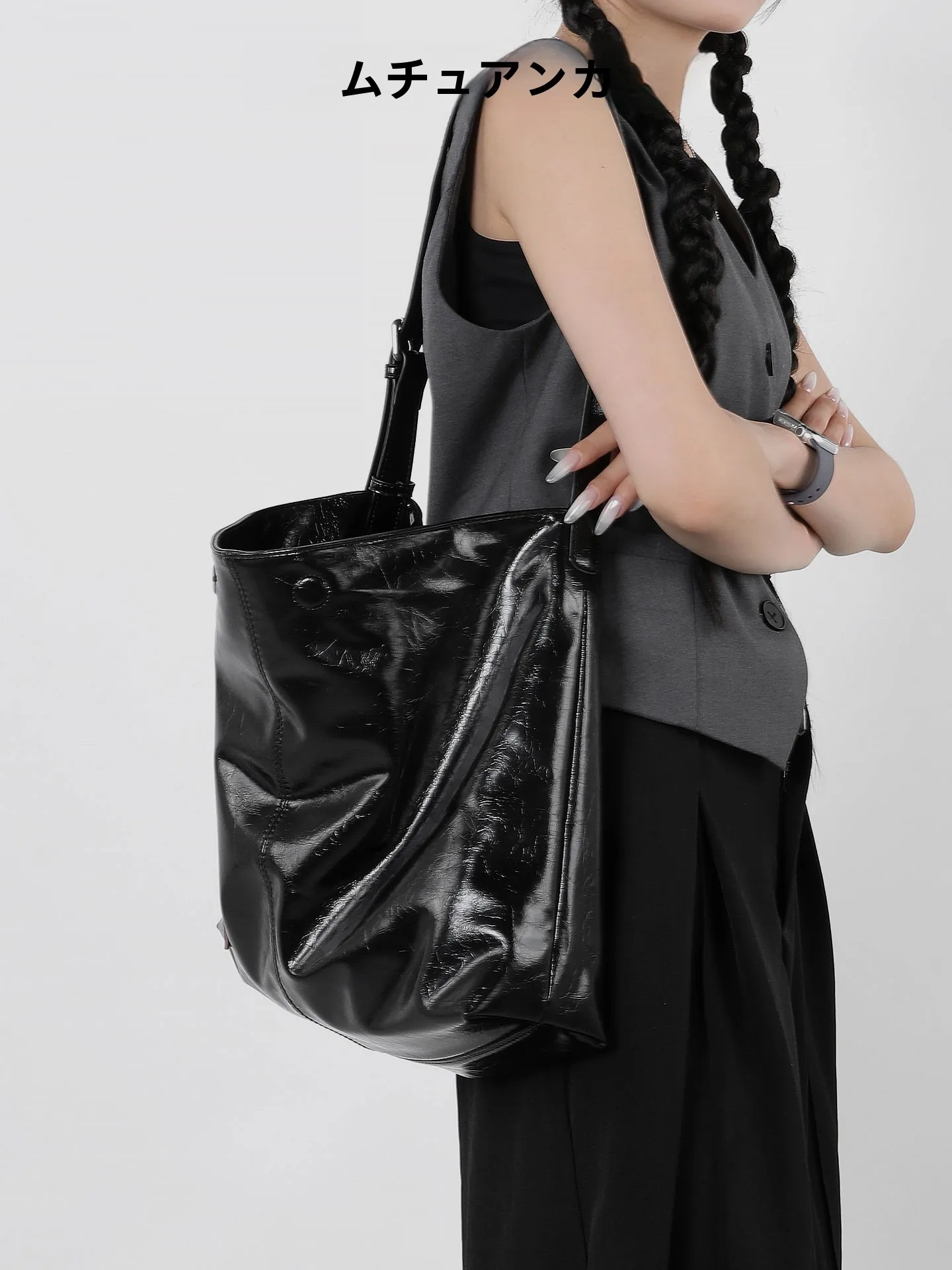 

Wood River Card Original Lazy Commuting Underarm Bag Simple Large Capacity Single Shoulder Slant Crossbody Women's Bag 2026 New