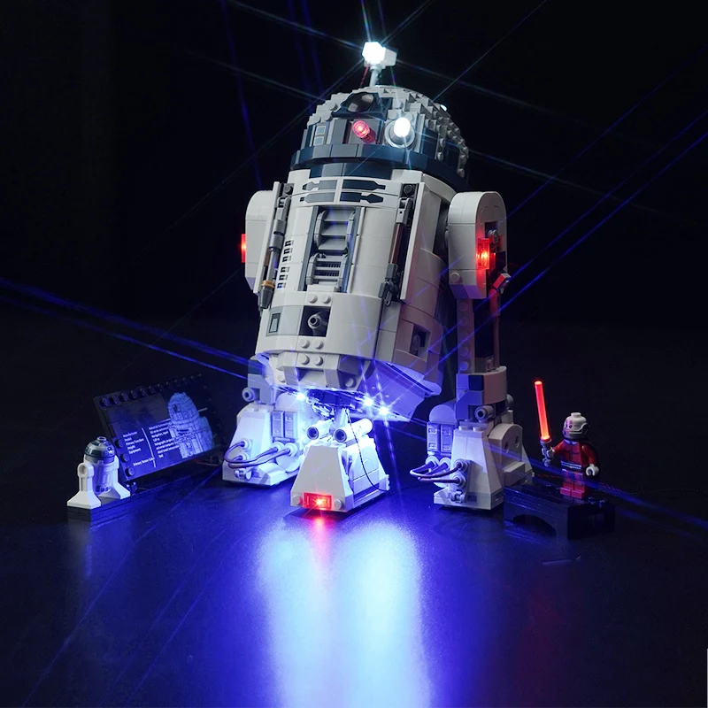Vonado LED light 75379 set is suitable for R2-D2 robot building