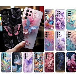 Butterfly Phone Case For Samsung A35 A55 A54 A15 A25 A05s A05 A22 A24 A52 A33 A34 M34 M14 M54 M23