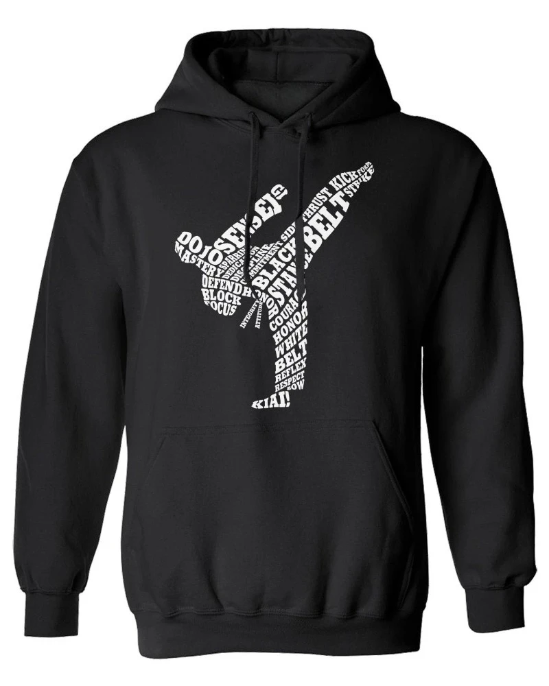 

2025 Autumn and Winter Karate Typography - Unisex Adult Pullover Hoodie Sweatshirt High-end Luxury Is for Both Men and Women