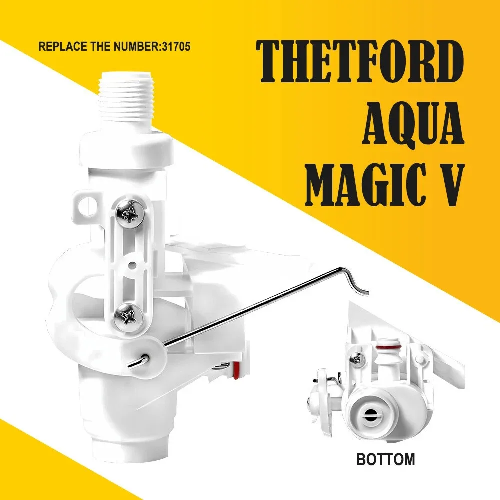 RV Toilet Water Valve RV Toilet Valve Replacement Thetford 31705 Water Valve Upgraded RV Part 31705 For Thetford Aqua Magic V