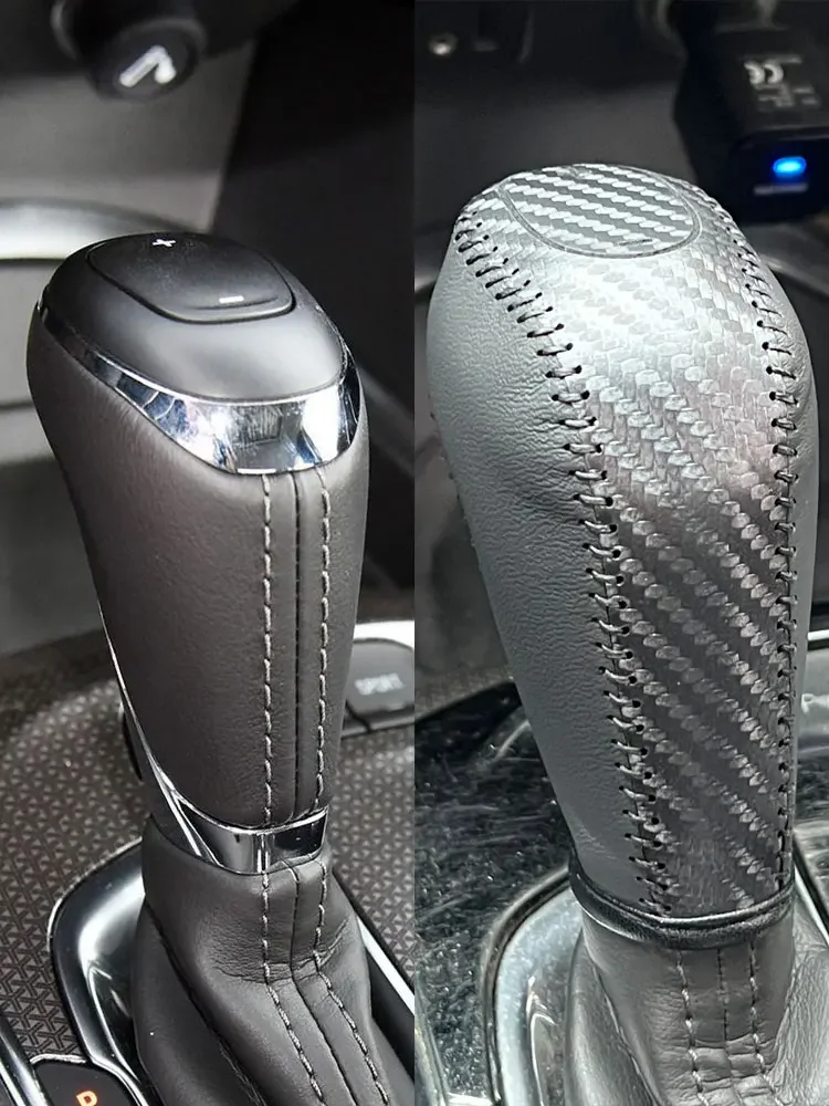 

For Chevrolet Malibu XL Equinox Cruze DIY Car Gear Shift Knob Cover Gear Shift Collars Gear Lever Sleeve Cover
