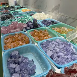 Rough Cubic Zirconia 21 Colors Zircon 1KG Weight Sell Raw Uncut CZ Gemstones
