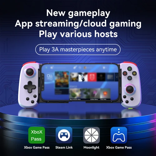 Imagen 2 del producto Controlador de juego móvil para Android IOS, mando inalámbrico para Xbox Cloud Gaming PS, mando de juego remoto, almohadilla de mango