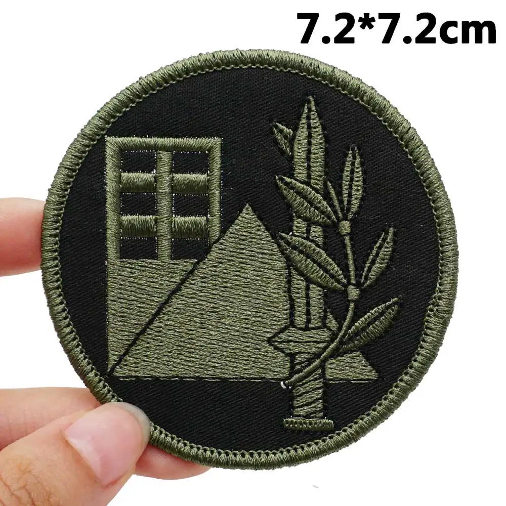 israel  Tactical Embroidery Patches for Backpacks and Clothing military Accessories with Hook backing or sew on