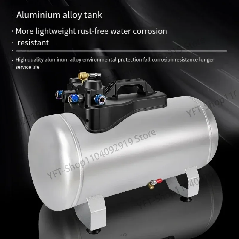 

Small 40L Compression Air Tank Pump Vacuum Barrel Stable Pressure Aluminum Compressor