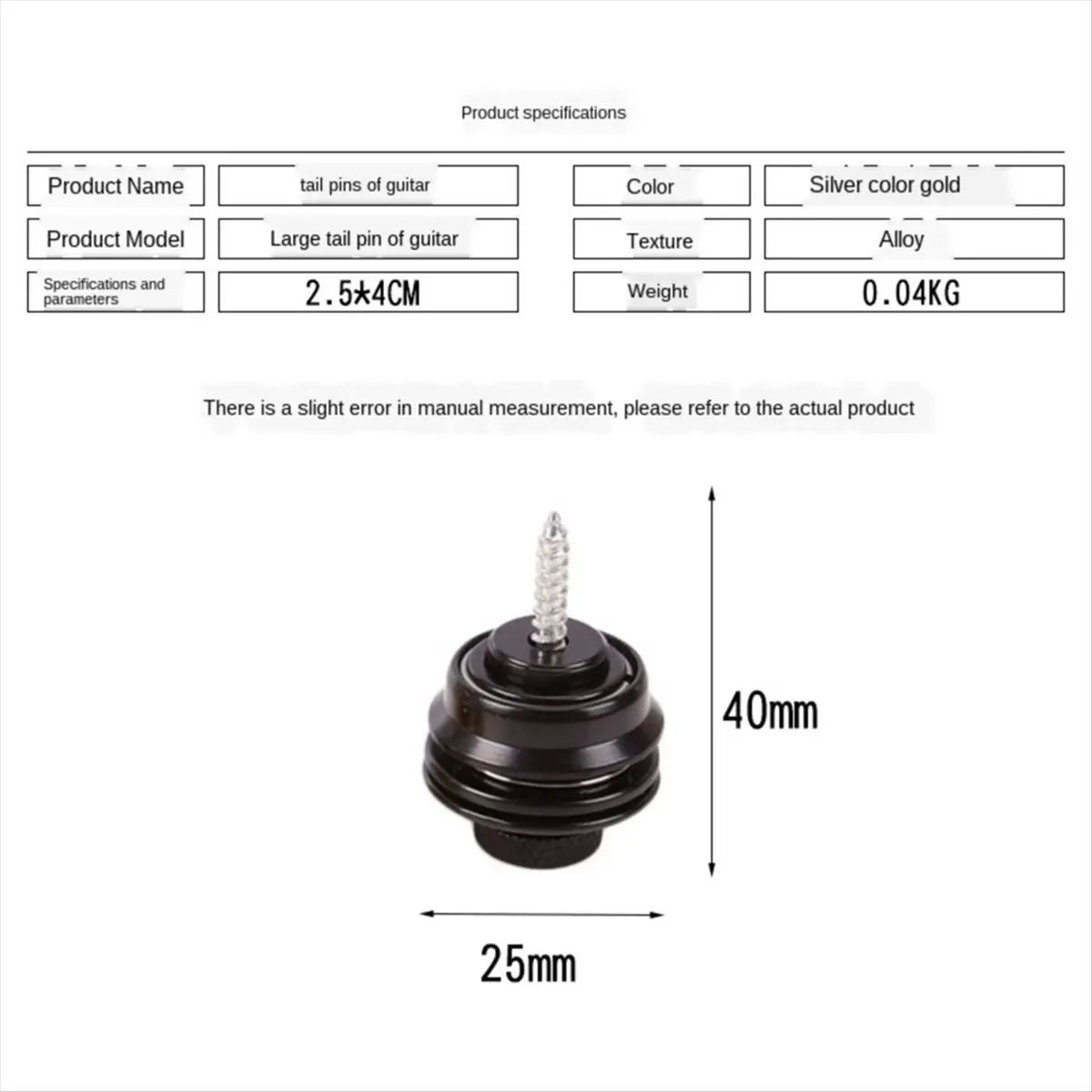 A72Z 4PCS Guitar Strap Lock Heavy Duty Metal Button Security Straplock for Electric Acoustic Guitar Ukulele