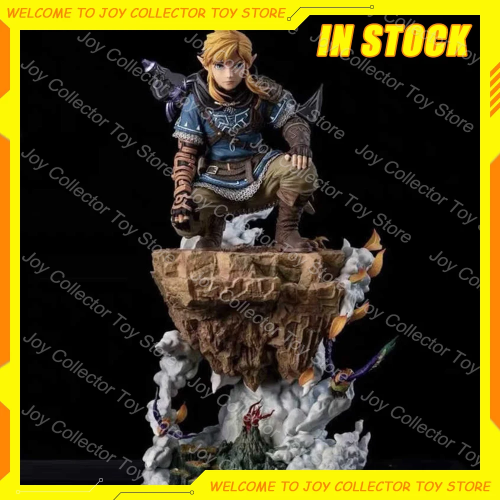 In Stock 38cm The Legend of Zelda Game Figure Link Figures Gk Figurine PVC Statue Collectible Model Desktop Ornament Toys Gifts